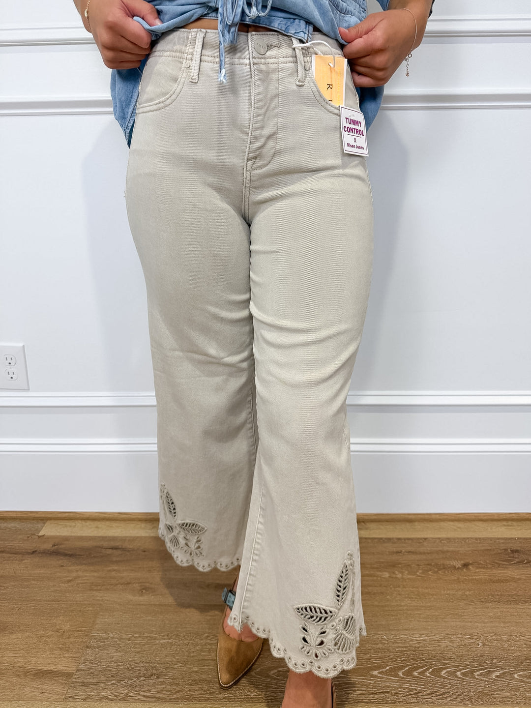 HAPPIEST EYELET JEAN