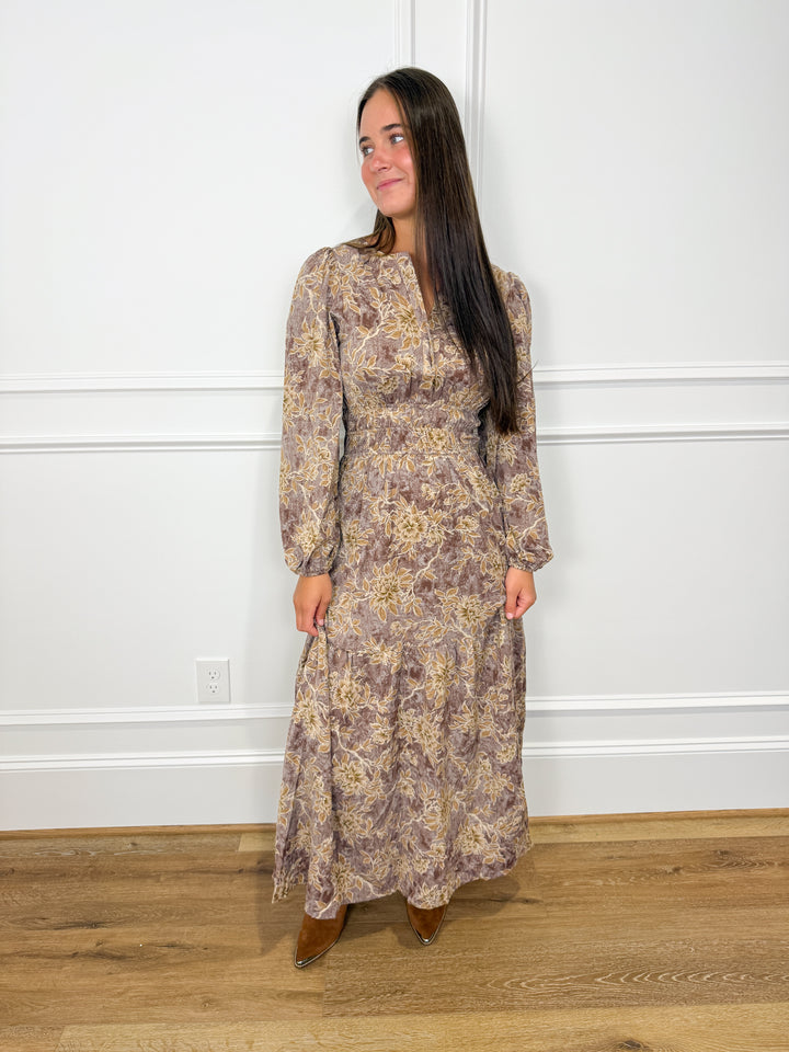The Dusty Dahlia Maxi Dress