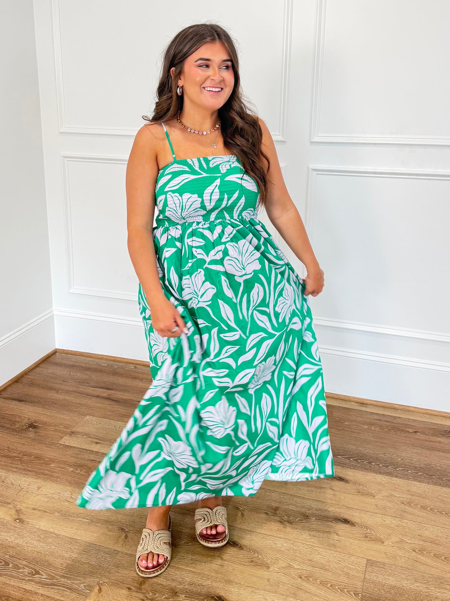FLORAL JUNGLE DRESS