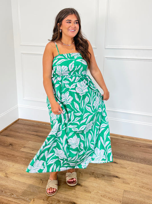 FLORAL JUNGLE DRESS