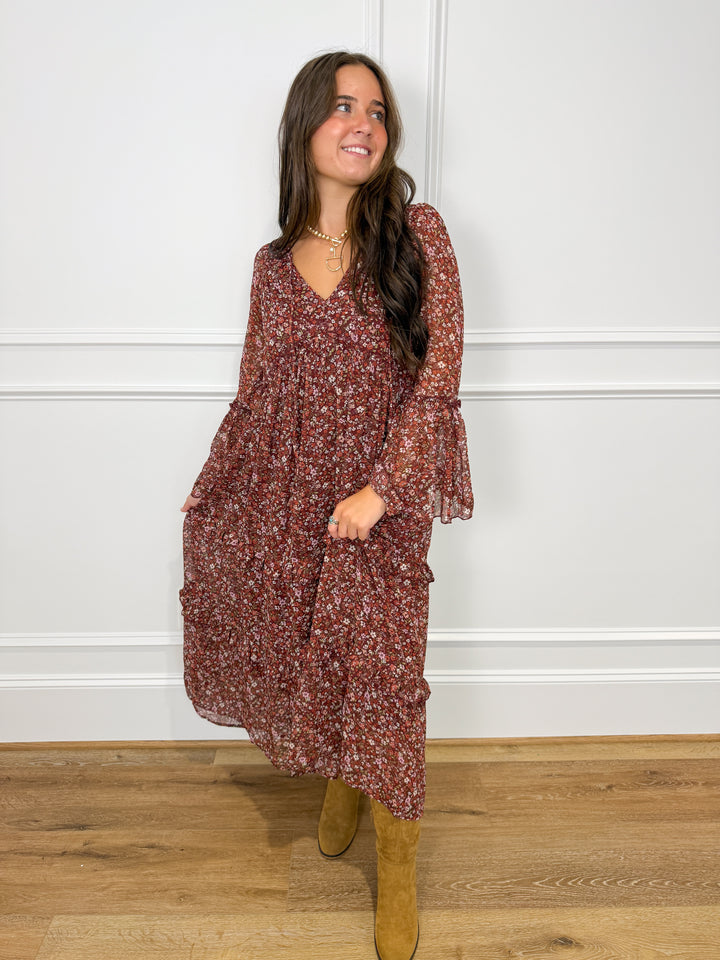 The Southern Belle Floral Maxi Dress