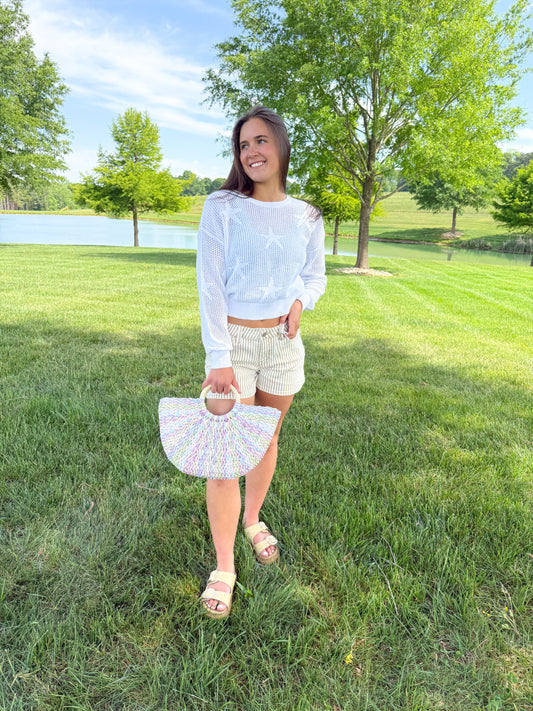 STAR OF THE SHOW CROCHET TOP