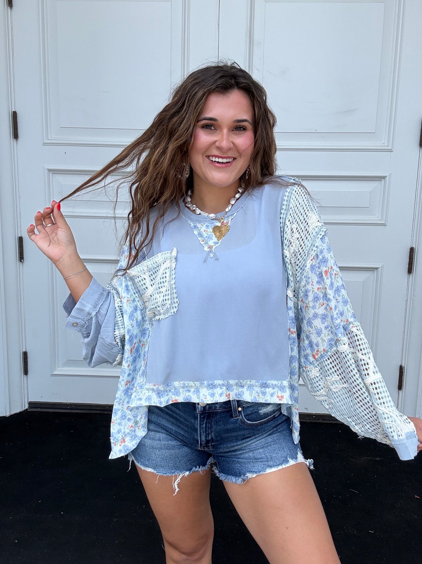Seaside Blooms Top