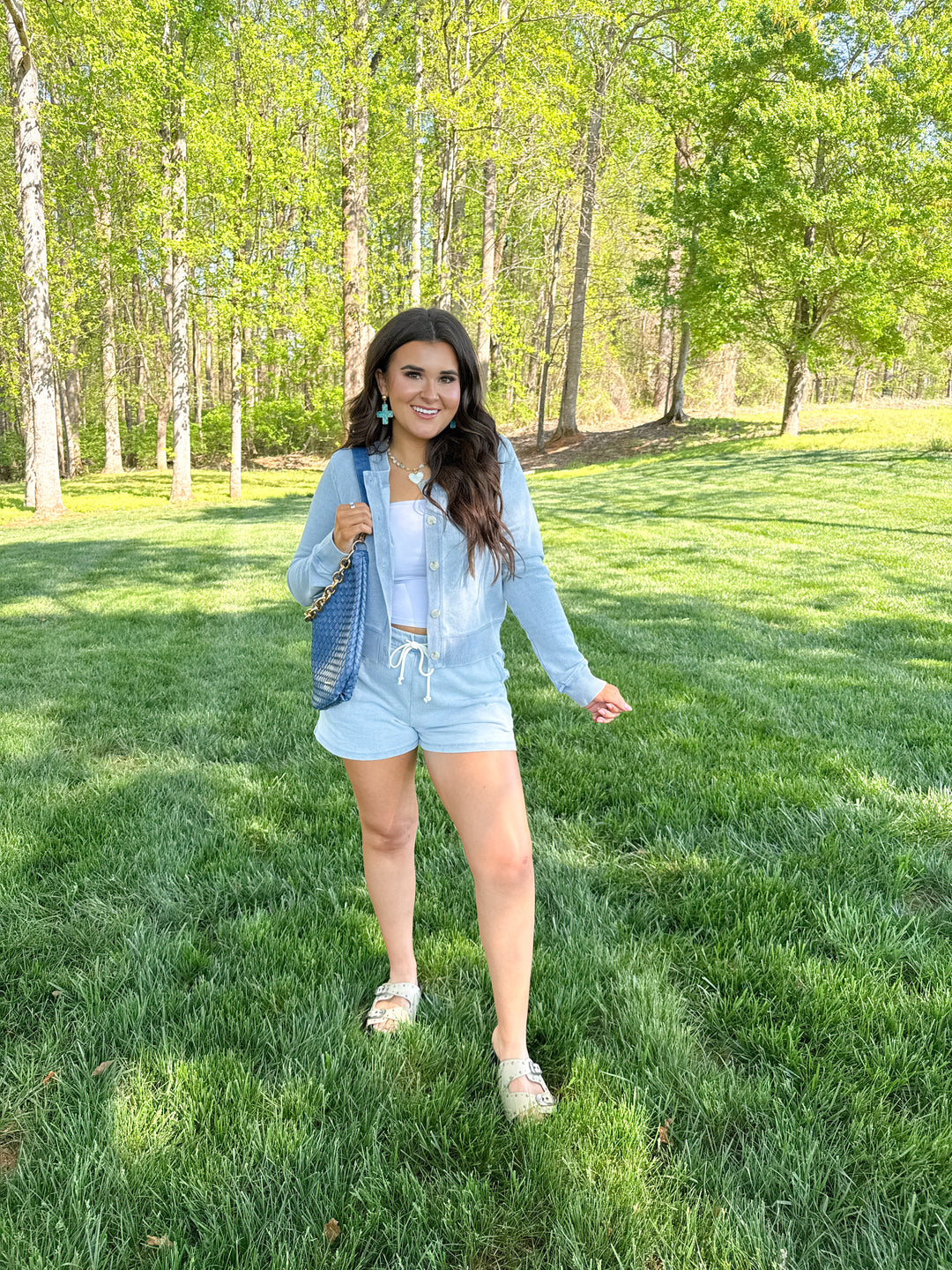 HUNTER KNIT DENIM SHORT
