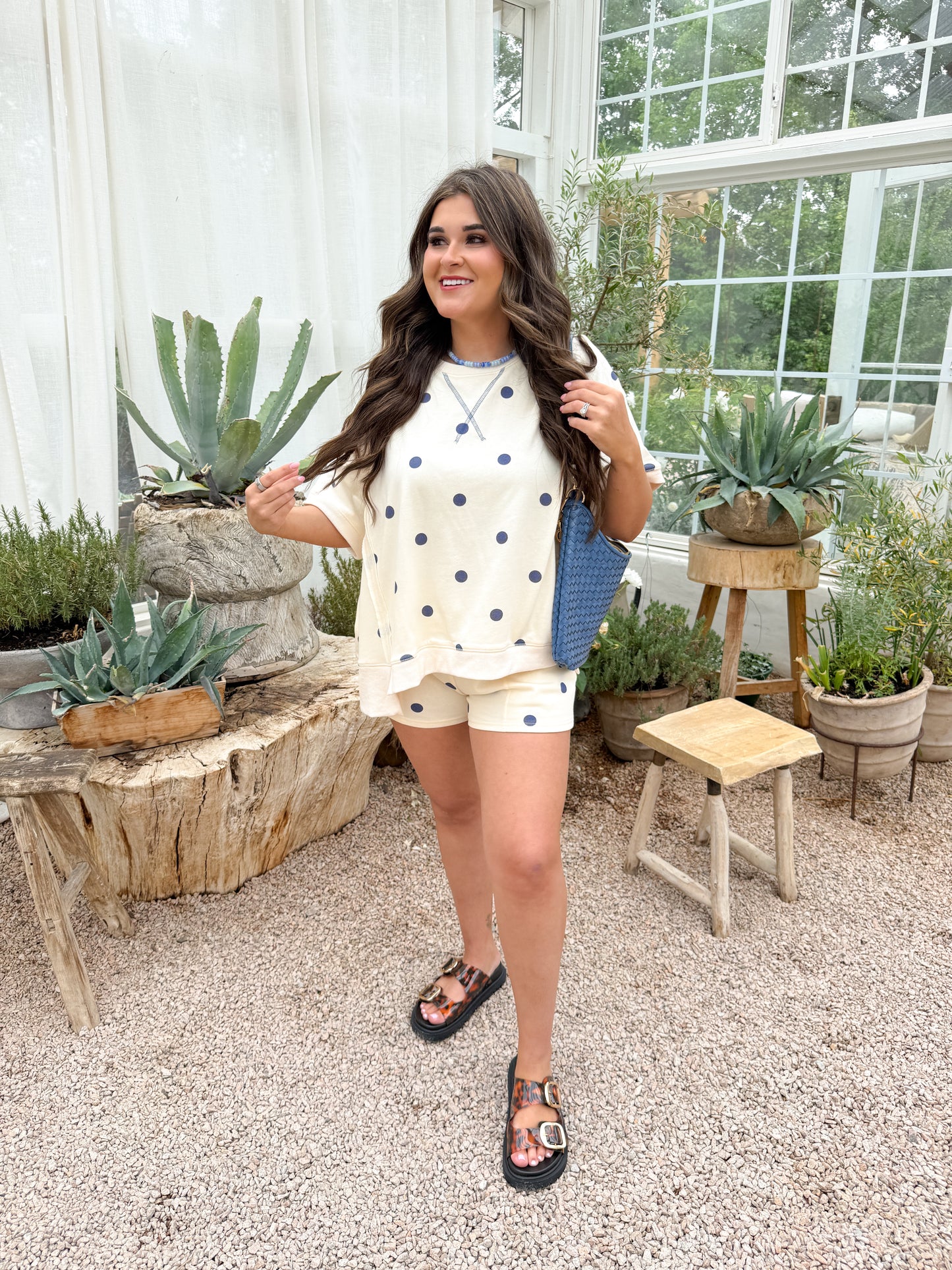 PRETTY IN POLKA TOP