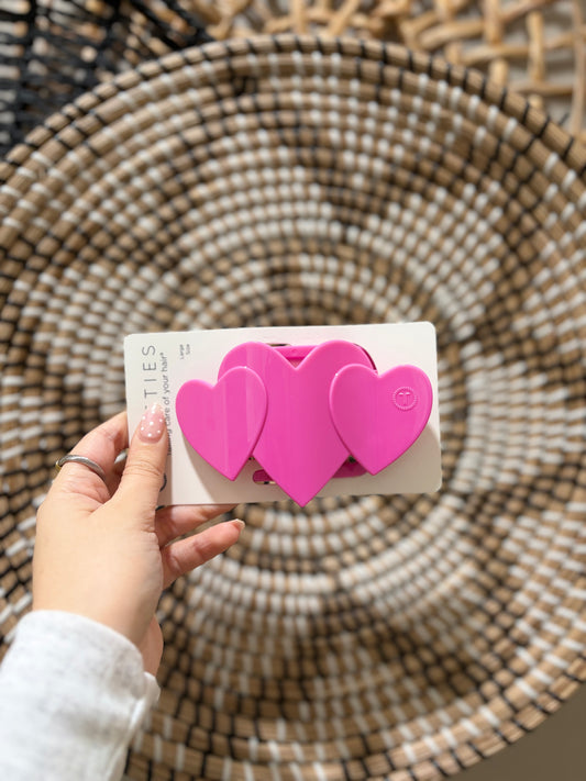 TELETIES HEART TO HEART FLAT CLIP