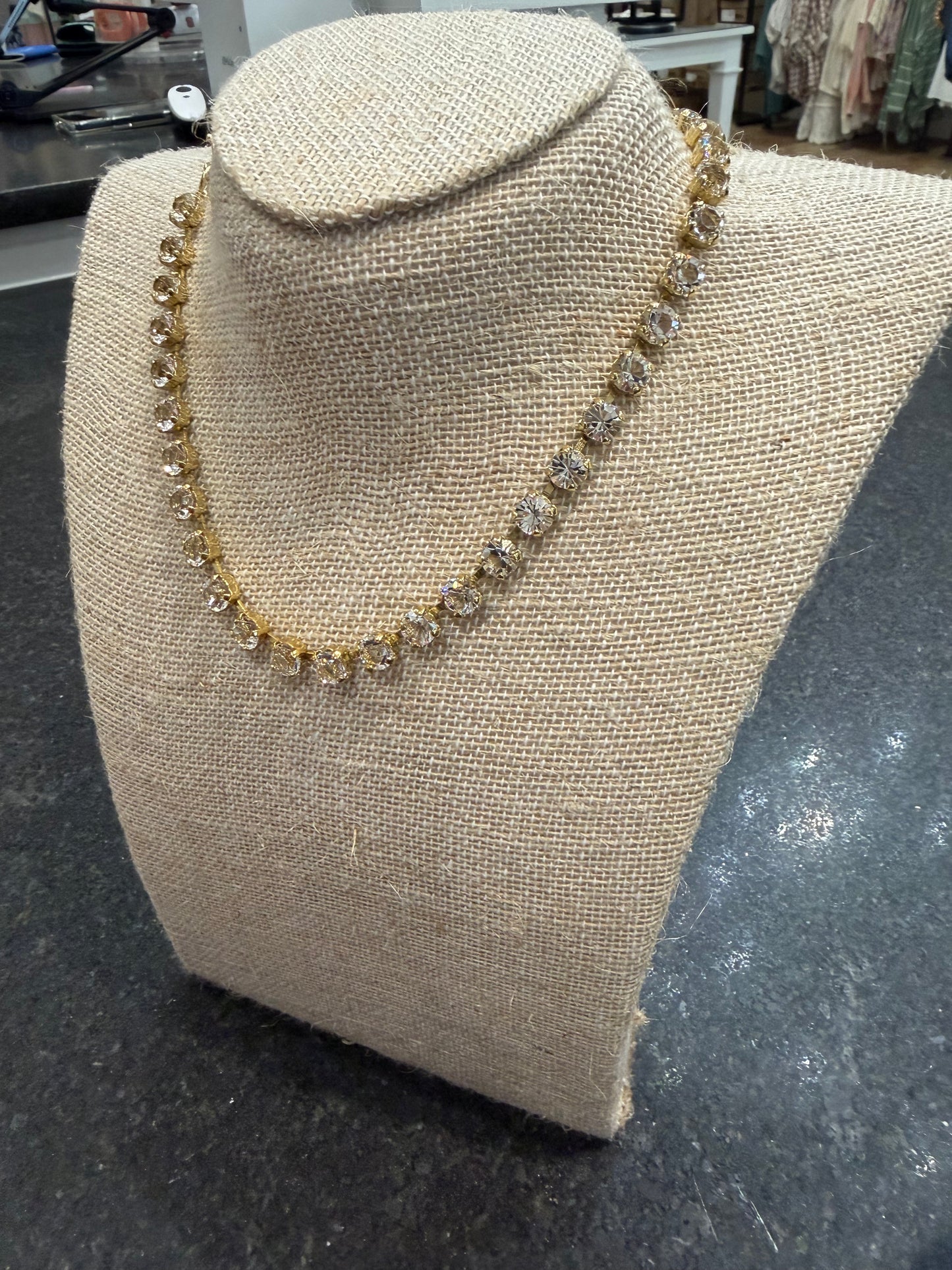 Tova Jewelry Sarina Necklace - Solids Clear