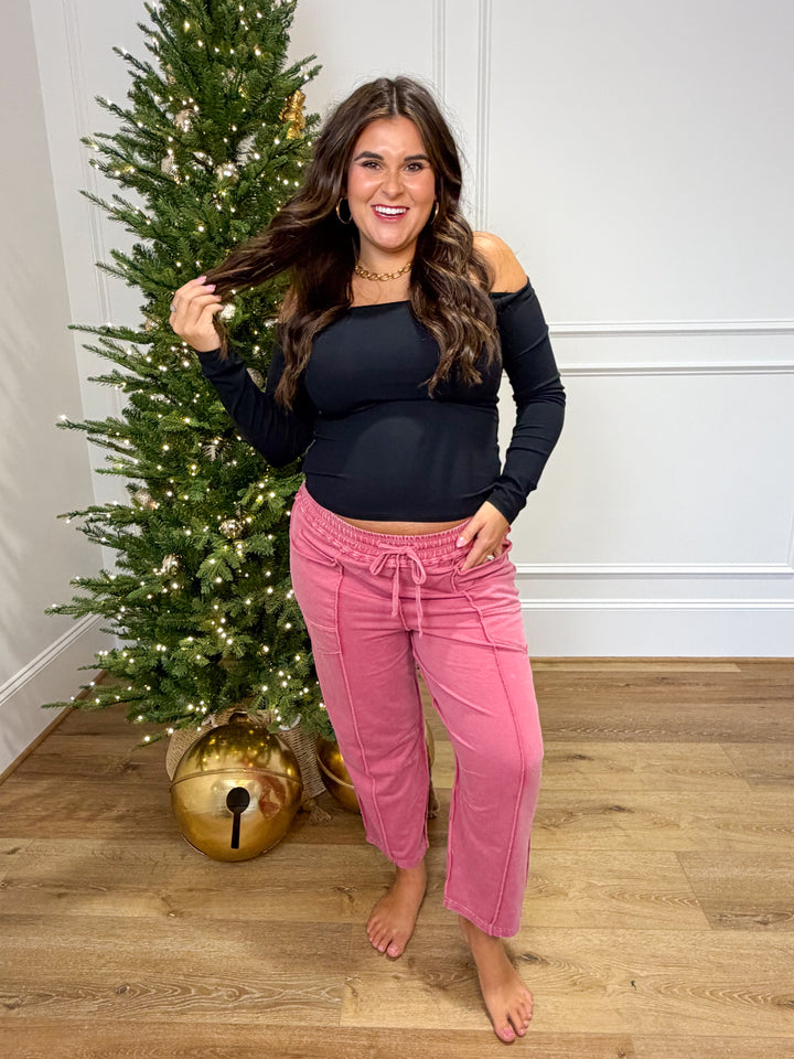 The Pretty in Pink Barrel Sweatpants