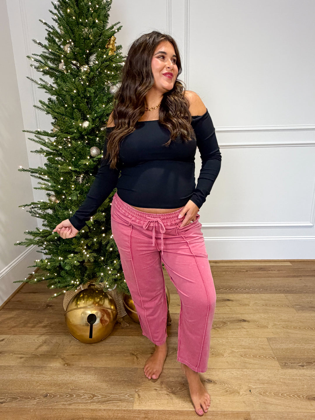 The Pretty in Pink Barrel Sweatpants