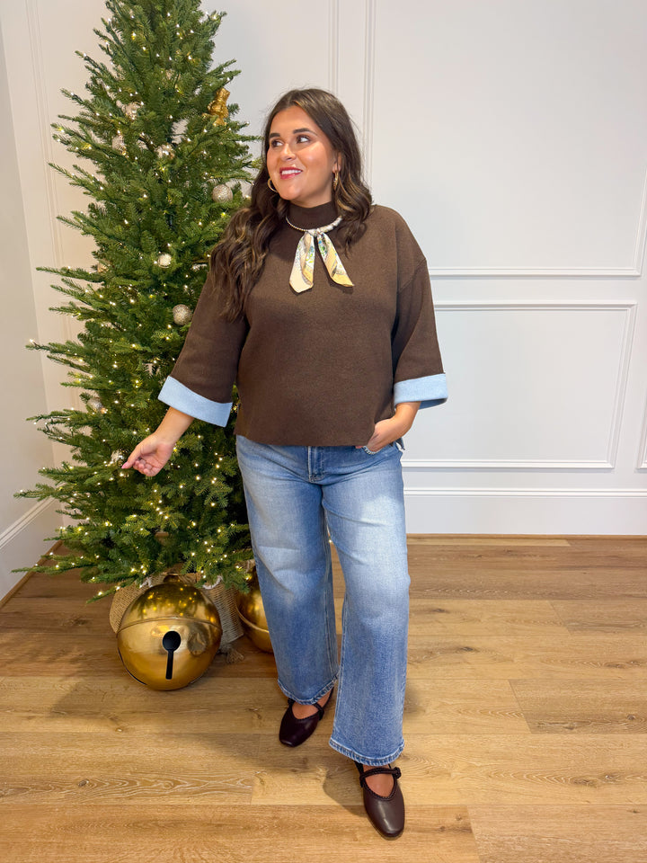 The Cozy Contrast Sweater