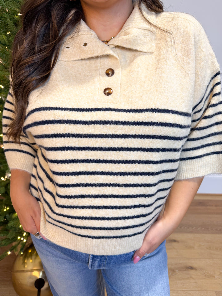 The Cozy Classic Striped Sweater