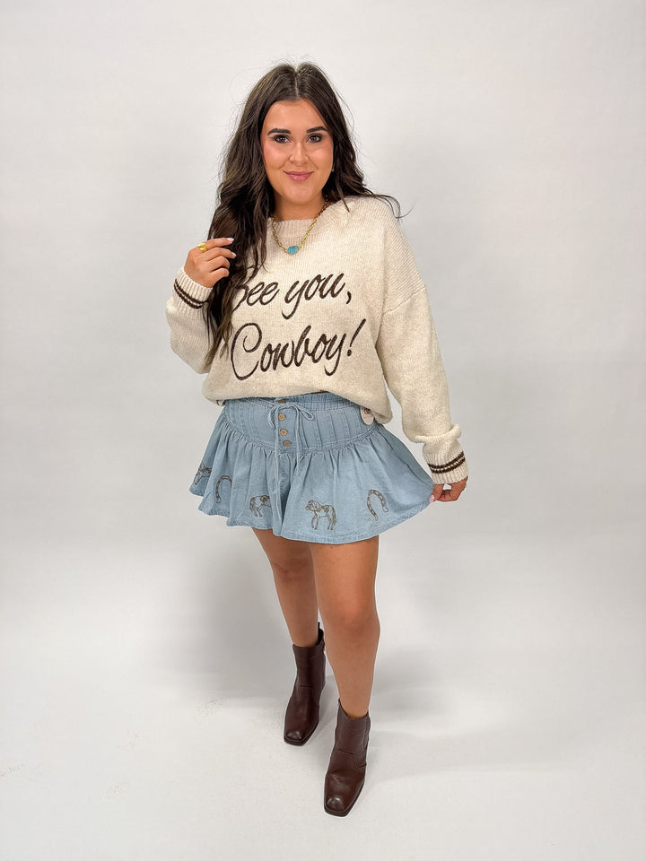 SPEAKING WESTERN SKIRT