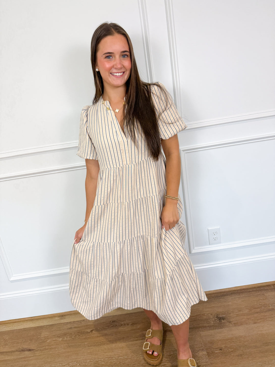 SHES STRIPED DRESS