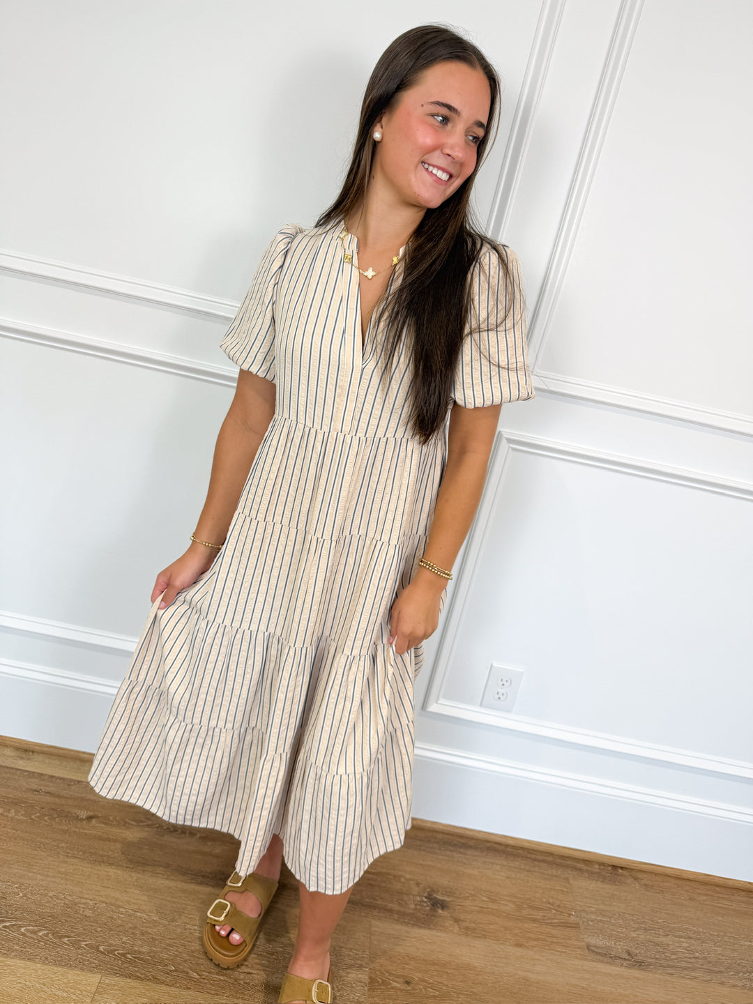 SHES STRIPED DRESS
