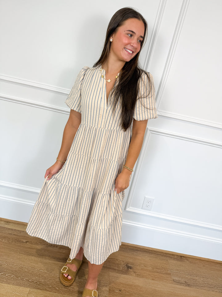 SHES STRIPED DRESS