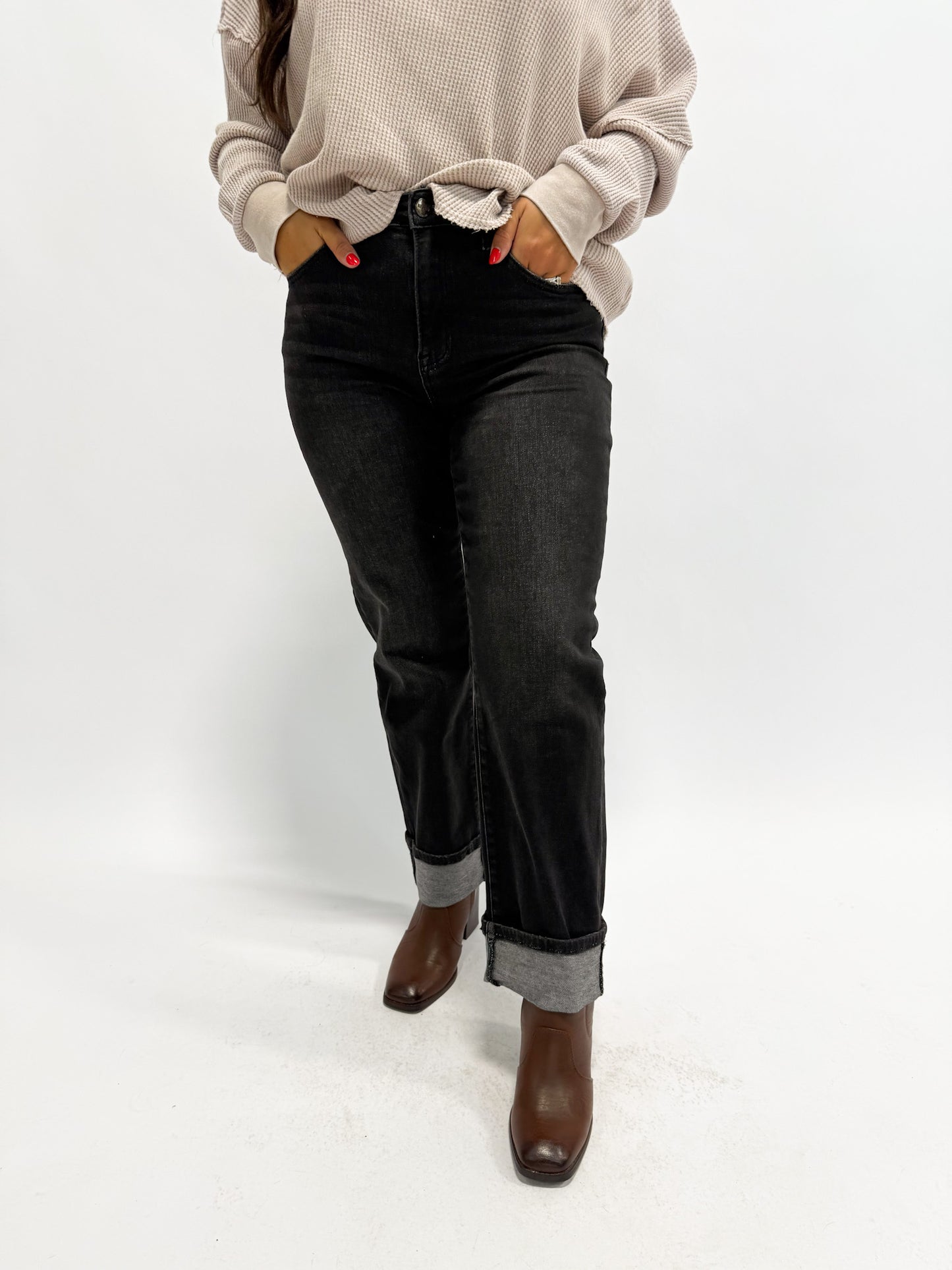 Charlotte High Rise Straight Jean