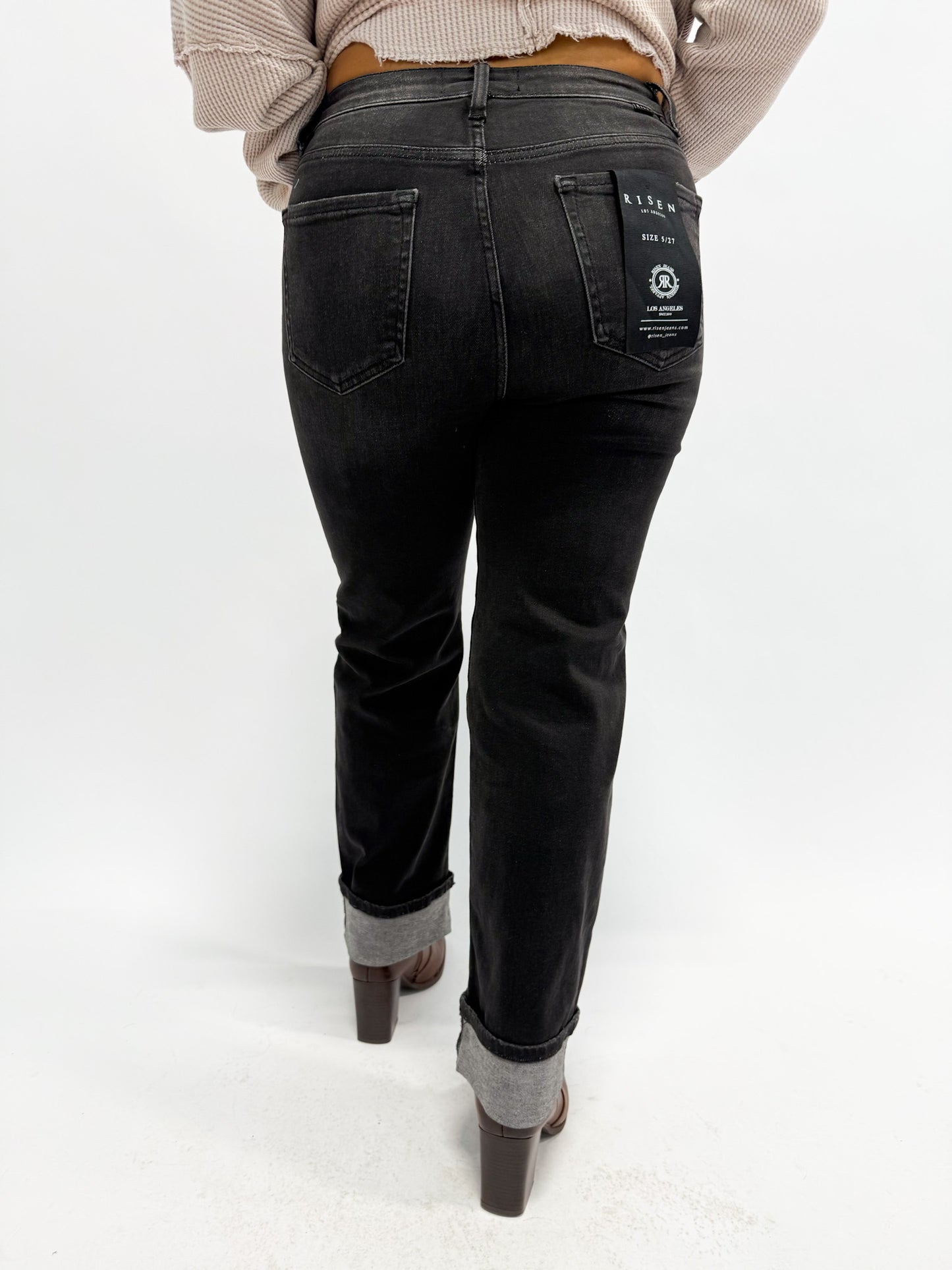 Charlotte High Rise Straight Jean