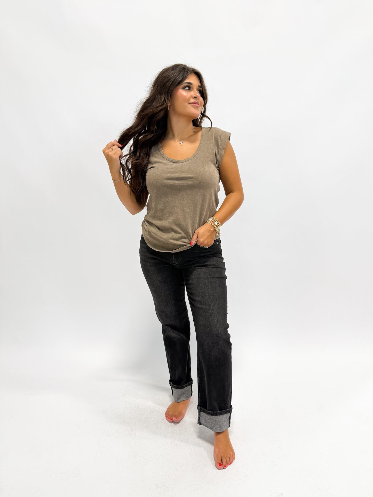 Charlotte High Rise Straight Jean