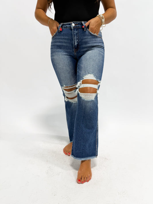 Cool Weather Crop Flare Jean