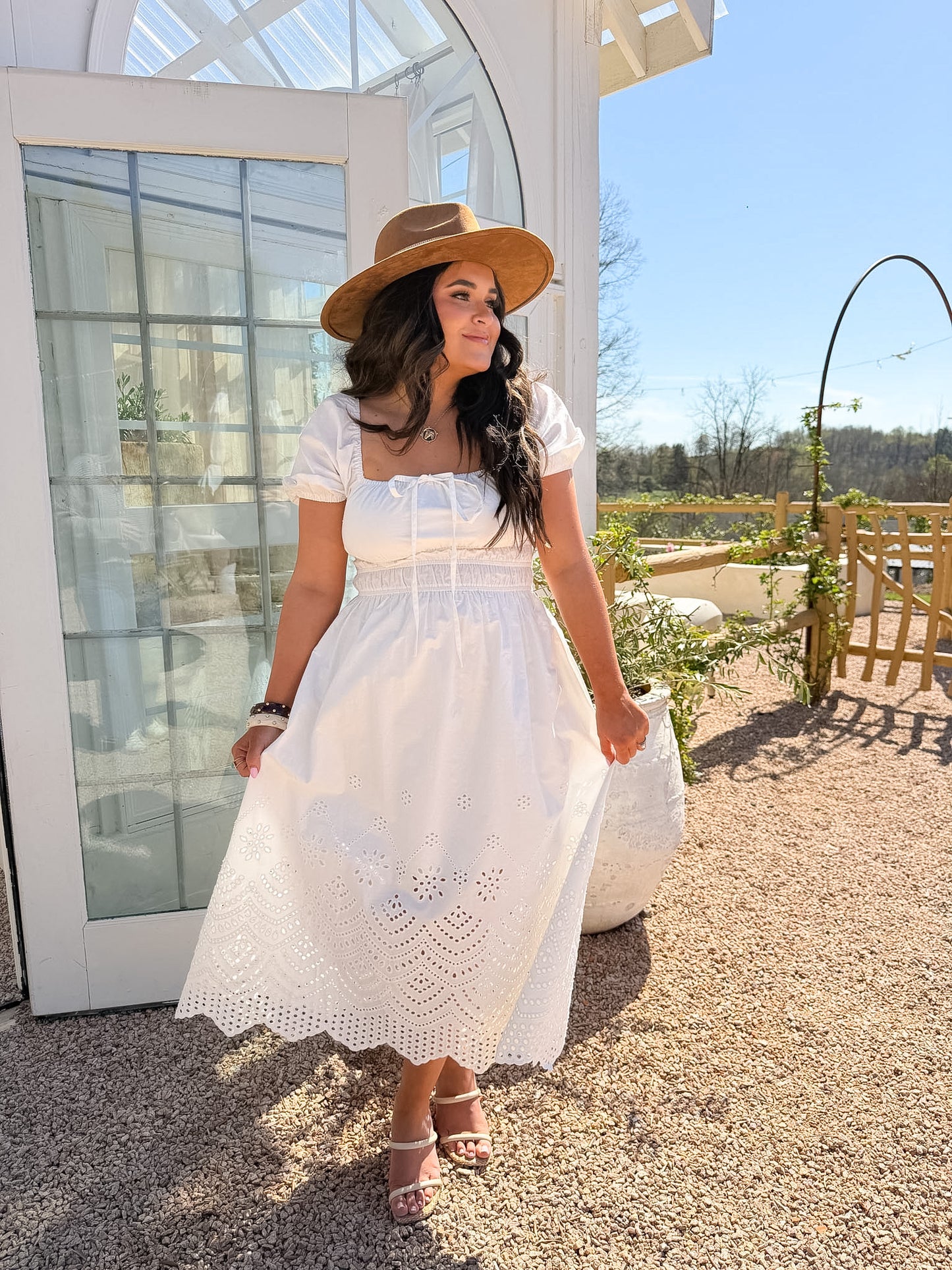 IN HER BRIDAL ERA DRESS