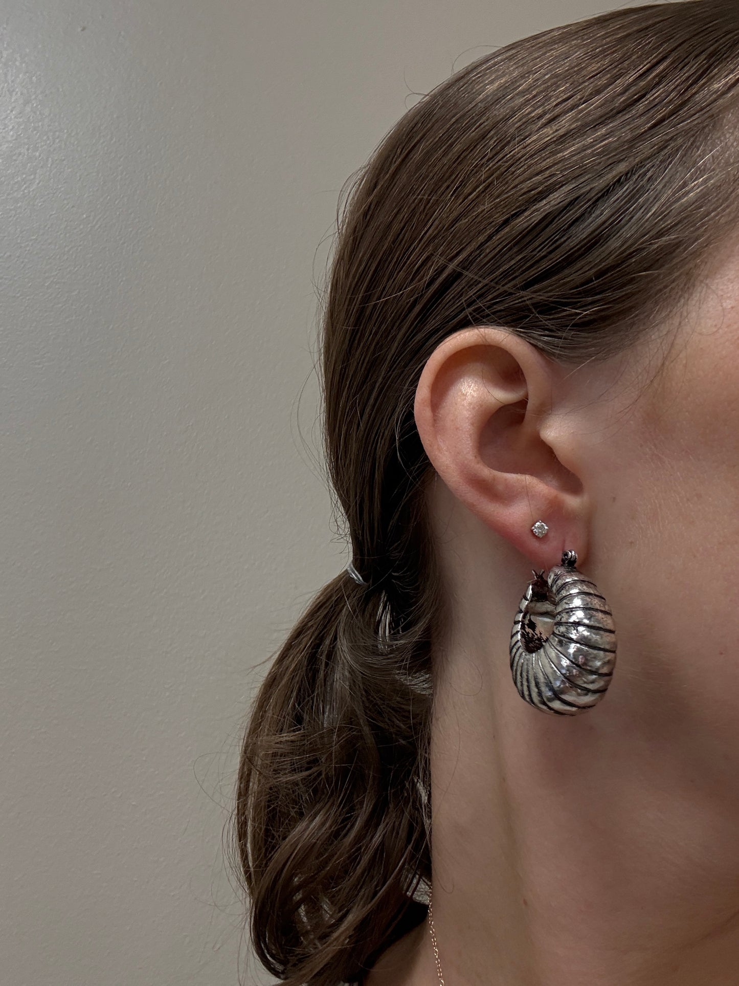 Cord Hoop Earring