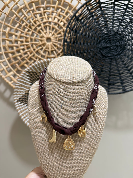 Western Scarf Necklace