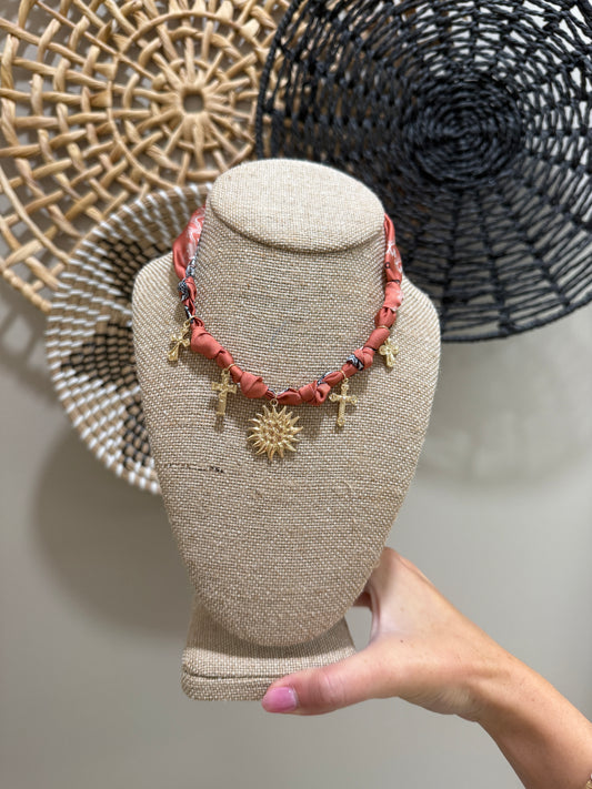 Sunshine Scarf Necklace
