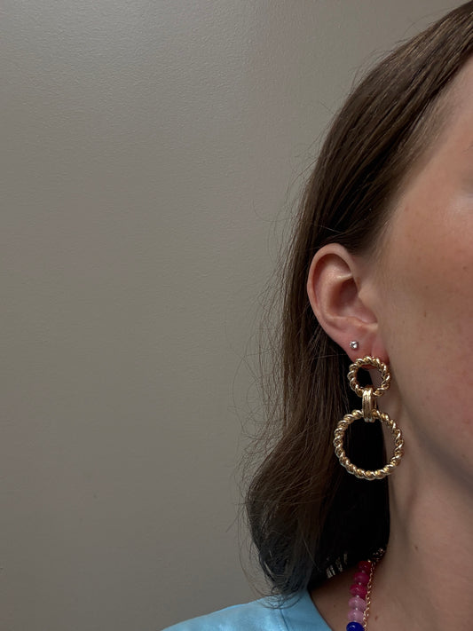 Rope Link Earring