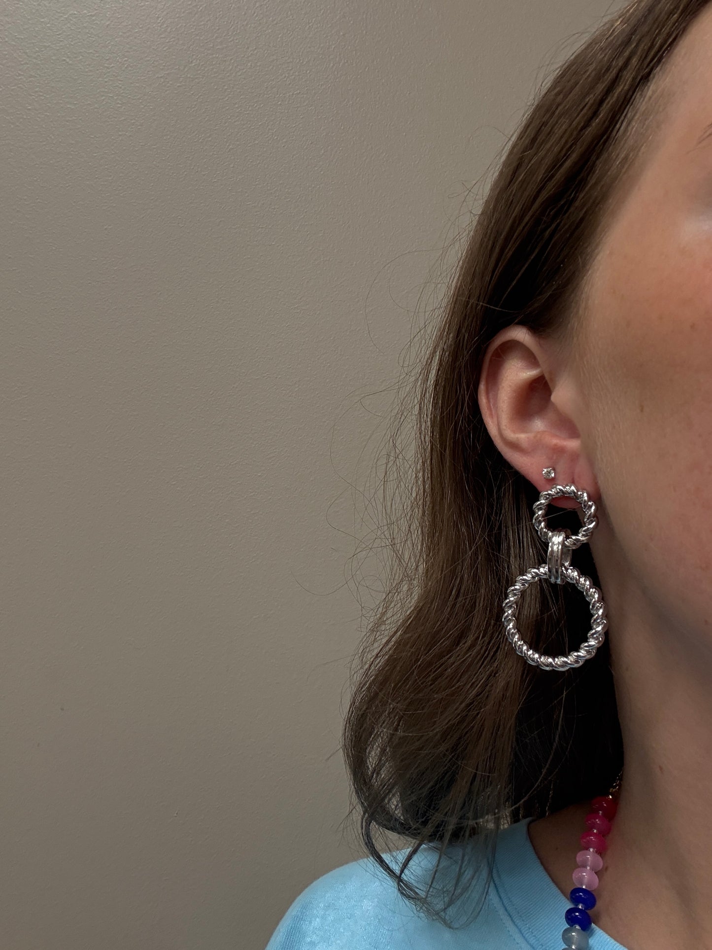Rope Link Earring
