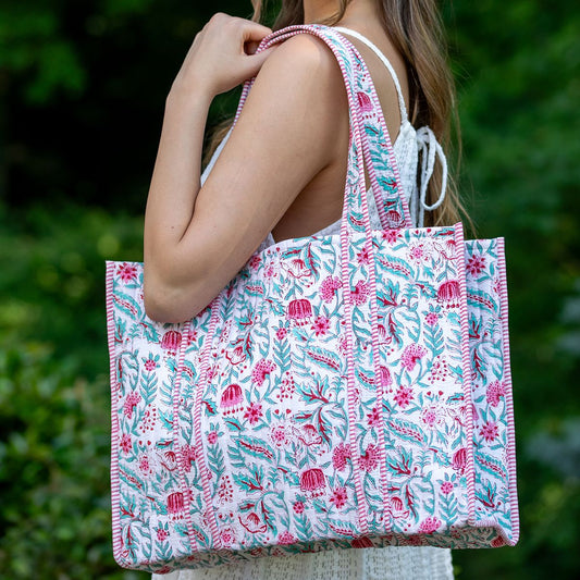 Lady Like Quilted Tote