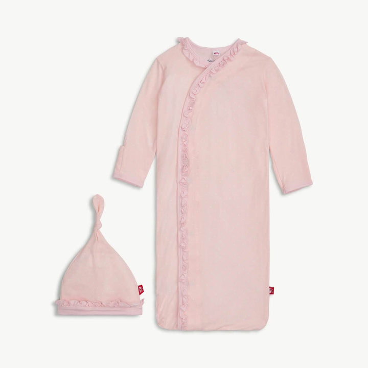 MAGNETIC ME - PIN DOT BLUE GOWN &amp; HAT SET