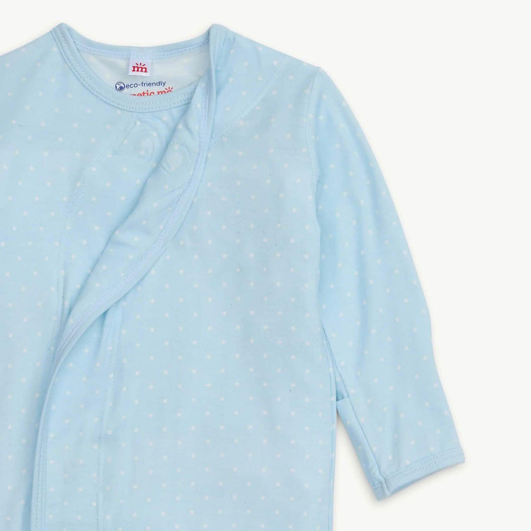 MAGNETIC ME - PIN DOT BLUE GOWN &amp; HAT SET