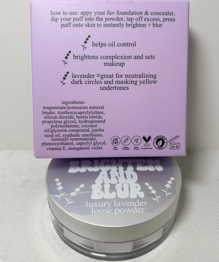 Brighten &amp; Blur Lavender Setting Powder