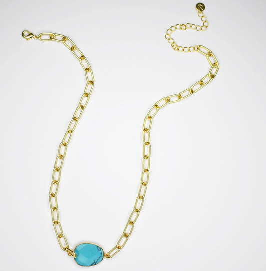 TURQUOISE GEMSTONE NECKLACE
