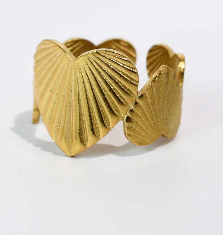 MULTI HEART RING