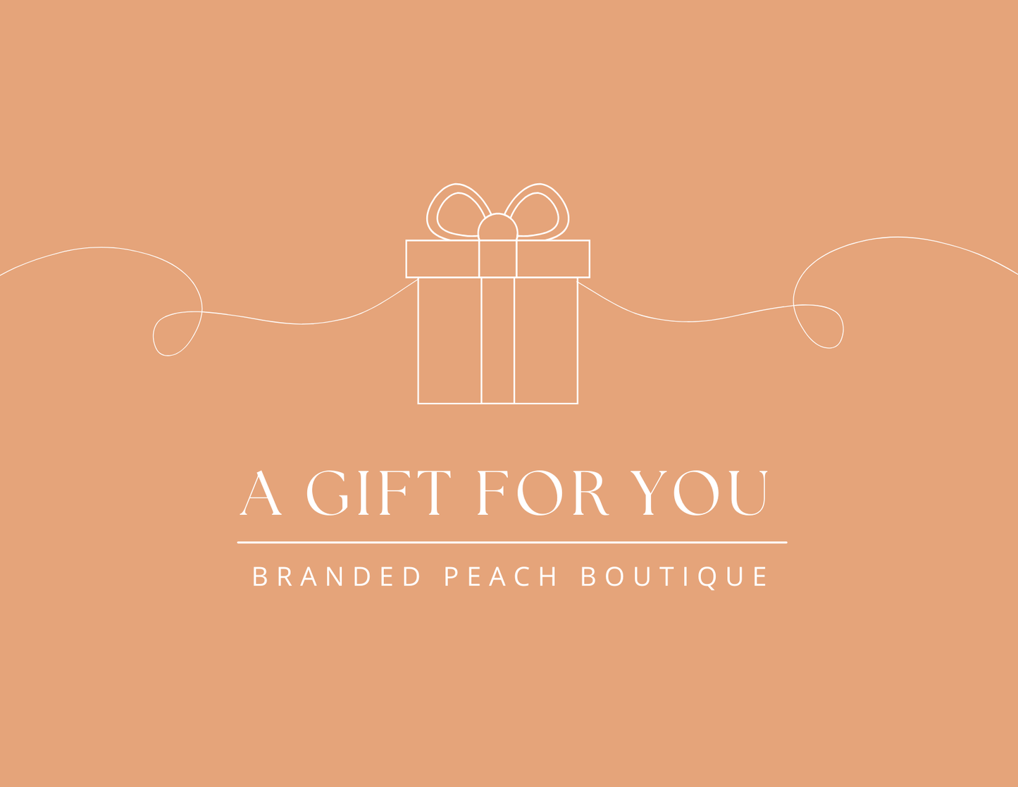 Branded Peach Boutique Gift Card