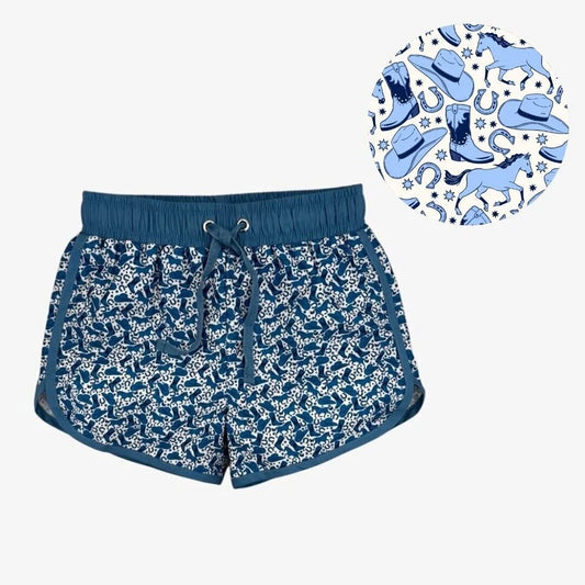 jackson swim shortie || seaside stampeed